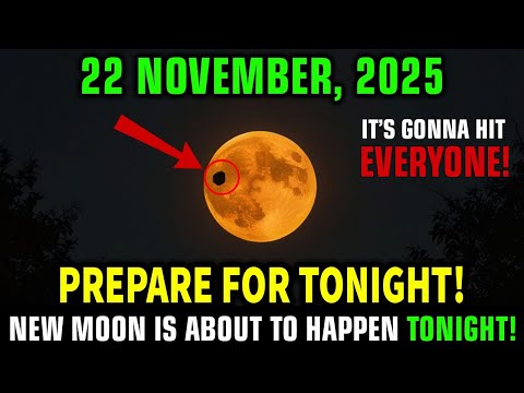 November 22, 2025 — 6 MIRACLES Are Coming! The New Moon Just Called YOUR NAME! Cosmic Moon Shift