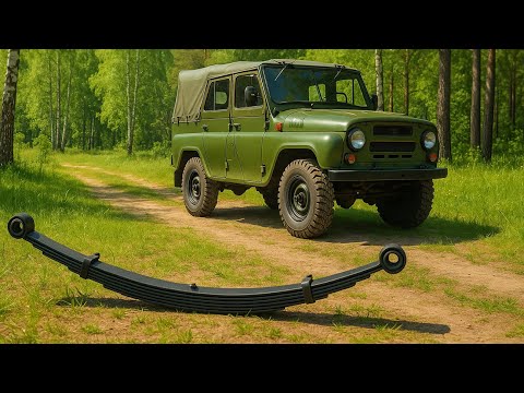 It turns out that UAZ springs are lubricated