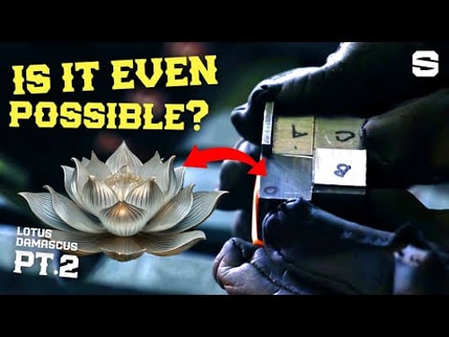 Can I Make Lotus Flower Damascus? Pt.2