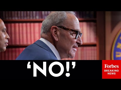 'No!': Chuck Schumer Shuts Down Any Chance He'll Back 7-10 Day CR To Avoid Government Shutdown