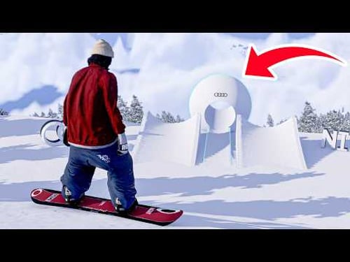 The PERFECT Video Game Snowboard Park | SHREDDERS