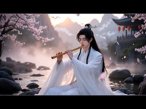 Chinese Zen Music: Bamboo Flute, Erhu & Guzheng | Morning Mist on Snowy Mountains