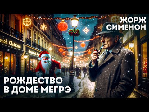 РОЖДЕСТВО В ДОМЕ МЕГРЭ (Детектив) - Жорж Сименон | Аудиокнига (Рассказ) | Большешальский