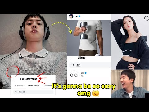 Not seokjin bagging Gucci and Alo at the same time~ The type of ads ALO has for the men’s line…?👀