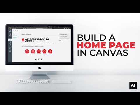 Create Good Looking (Functional) Home Pages in Canvas LMS