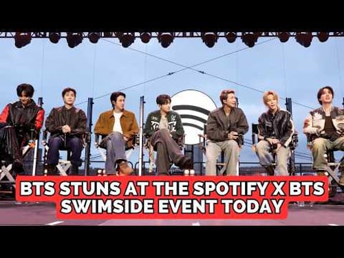 BTS JUNGKOOK, V, JIMIN, JIN, RM, JHOPE & SUGA STUN Fans at SWIMSIDE Event in New York City 😱