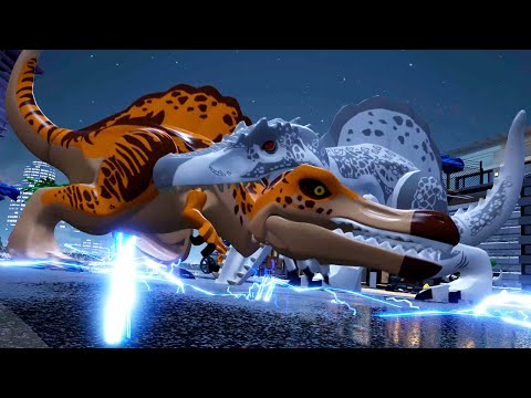 SPINOREX SPINDOMINUS AND SPINRAPTOR in LEGO Jurassic World MOD