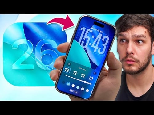 iOS 26 | ESSA ATUALIZAÇÃO MUDOU O IPHONE PRA PIOR