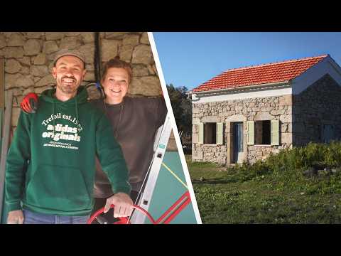 THIS IS HARD! Drywalling Our Stone Cabin’s 14FT Vaulted Ceiling