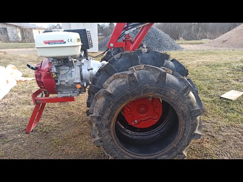 Индийские шины MRL 6.00-12 MRT 302 RT на МТЗ с двигателем Weima WM188F 13л/с.