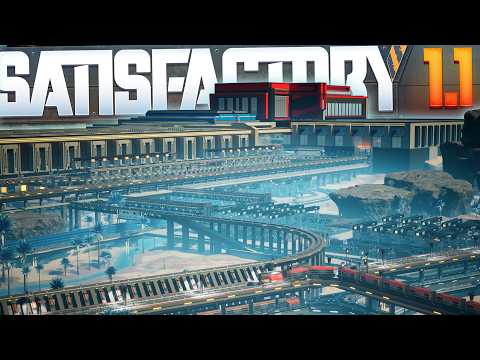 I Turned The Whole Rocky Desert Into A GIGA SMELTERY - Satisfactory 1.1