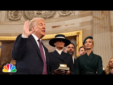 Donald Trump and JD Vance SWORN IN as President and Vice President of the United States