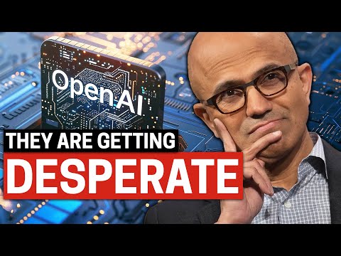 Microsoft CEO Blames Us For AI Bubble Bursting And Open AI Are Starting To Collapse...