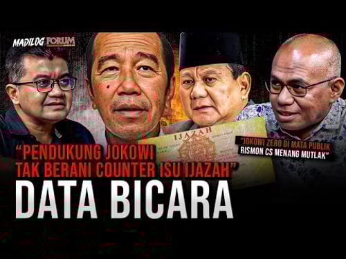 DRONE EMPRIT: PENDUKUNG PRABOWO PERCAYA IJAZAH JOKOWI PALSU