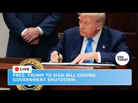 President Trump signs bill ending shutdown