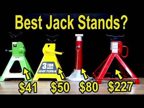 Cheap Jack Stands Dangerous? Let’s find out! Daytona, Husky, Pittsburgh, Arcan, TCE, US Jack