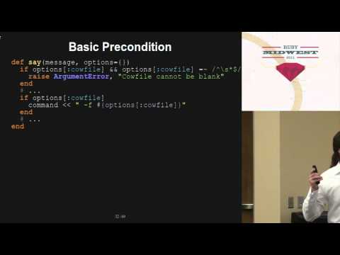 Ruby Midwest 2011 Confident Code by Avdi Grimm