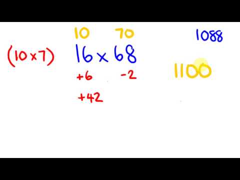 Multiplication trick using estimation