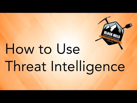 How To Use Threat Intelligence