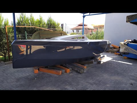 Plywood yacht for self-construction, complete process of assembling the boat hull in 30 min DIY boat