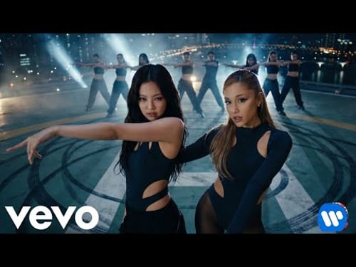 Jennie, Ariana Grande - Midnight Drift (ft. Doja Cat, K-Pop) | (Official Lyrics Video)
