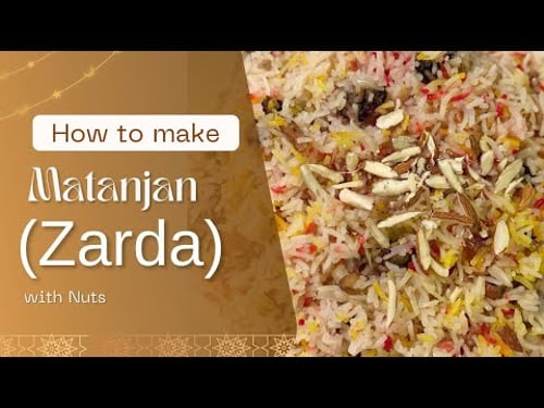 Homemade Zarda | Mutanjan Recipe
