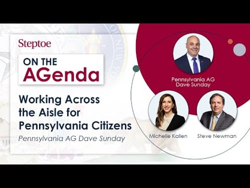 Working Across the Aisle for Pennsylvania Citizens, with AG Dave Sunday