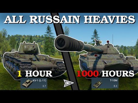Every Russian Heavy Tank || 5 Kills In Each Tank