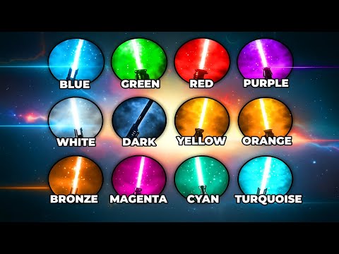 Every Lightsaber Color in Star Wars explained in 8 minutes.