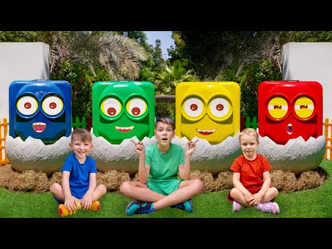 π¨ Giant Egg Art Challenge! Who Paints the Best Egg with 4 Colors?