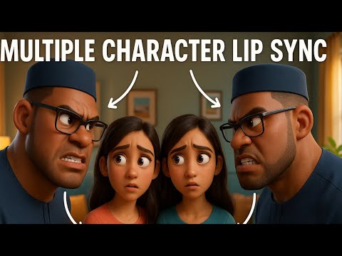 How to make MULTIPLE ANIMATED characters Talk at once!Lip sync Multiple characters #howto #chatgpt