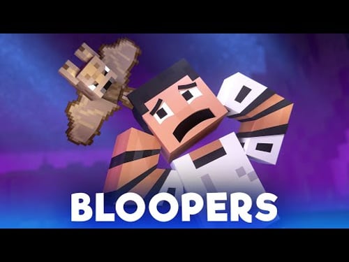 The Dark Hero Returns - BLOOPERS (Minecraft Animation)