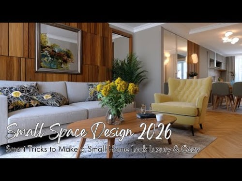 Small Space Design 2026 | Smart Tricks to Make a Small Home Look Luxury & Cozy