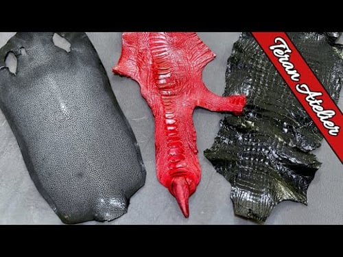 EXOTIC Leathers and How to Use Them in Leathercraft