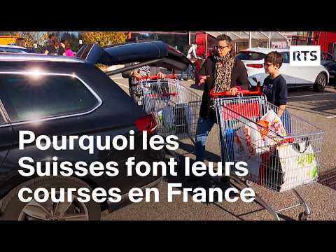 Frontaliers : pourquoi les Suisses font leurs courses en France | RTS