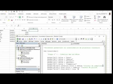 Excel VBA - Comment consolider tous les classeurs d'un dossier automatiquement ?