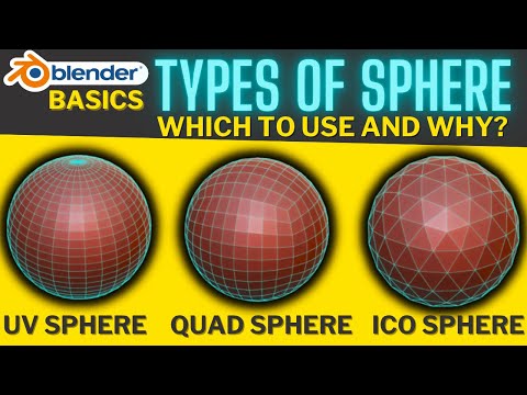 What Sphere Should You be Using in Blender? - Blender Basics
