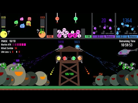 Zombie Apocalypse : Survival & Defense - Marble Race in Algodoo