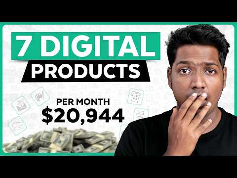 7 Digital Product Ideas Using AI to Make Passive Income (💰$20,944/Month)