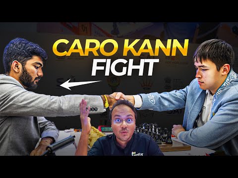 Gukesh's incredible positional fight in Caro Kann | Nogerbek Kazybek vs Gukesh | World Cup 2025