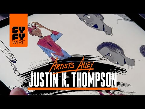 Into The Spider-Verse's Production Designer Shares Secrets (Artists Alley) | SYFY WIRE