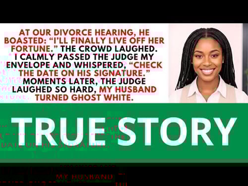 At Our Divorce Hearing, My Husband Boasted He’d Live Off My Fortune—Then the Judge Saw My Envelope