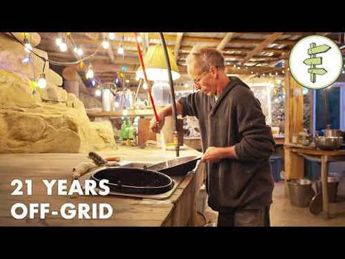 21 Years Living Off-Grid on a Remote Island in a Self-Built Cabin & Homestead