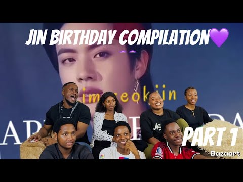 OUR REACTION TO| JIN BIRTHDAY COMPILATION (HAPPY BIRTHDAY WWH)