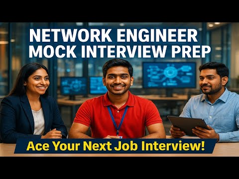 π― Network Engineer Mock Interview Prep with Yashwanth FC #networking #cybersecurity