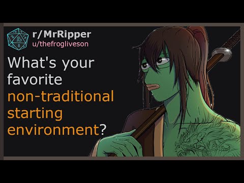 DND Players, What's your favorite non-traditional starting environment? #dnd