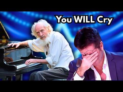 GOLDEN BUZZER: Homeless 82-Year-Old Veteran's Piano Makes Judges WEEP!