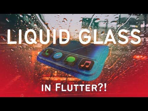 Liquid Glass in Flutter?! (The Wildest Hack Yet)