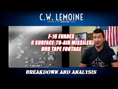 F-16 Evades SIX Surface to Air Missiles! HUD Footage Breakdown