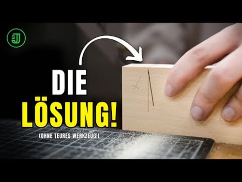 2,64 EURO 👉 und du SÄGST NIE WIEDER SCHIEF von Hand! 👀🤫 | Jonas Winkler